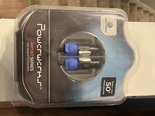 Powerwerks Pw50s 50 Feet Speaker Cable - Straight Neutrik Speakon Connectors New