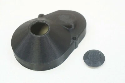 AJCMODS AJC Mods Gearbox Gear Cover Upgrade for Team Associated T3 B3 Stadium Truck BLK