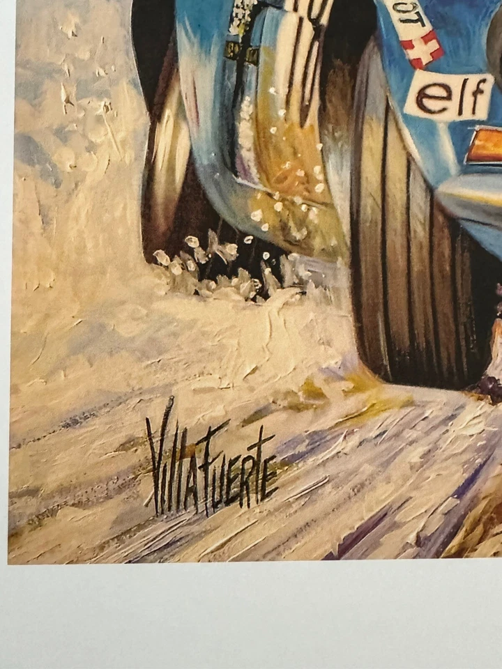 Renault Alpine A110 - Disegno Litografia - Immagine 3 di 3