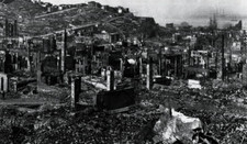 Downtown Ruins, 1906 San Francisco Earthquake Frameable 6.5x4.75