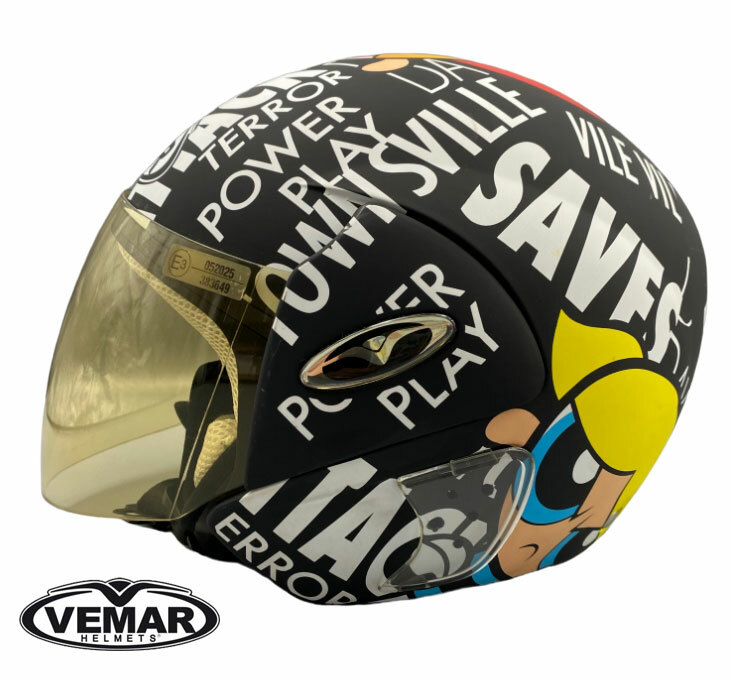 CASQUE VEMAR VDJ POWERPUFF COLLECTOR URBAN HELMET | eBay UK