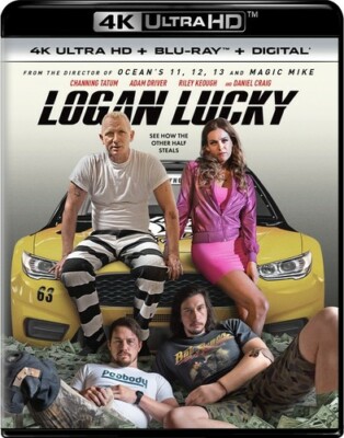 Logan Lucky [Blu-ray], Channing Tatum,Adam Driver,Seth MacFarlane,Riley Keough,K