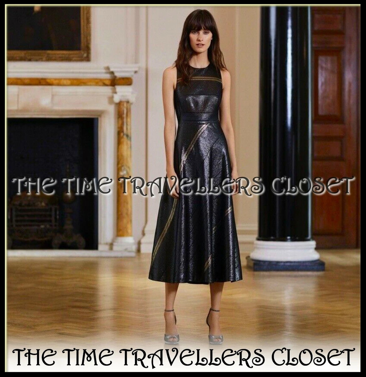 Lk bennett gold clearance dress