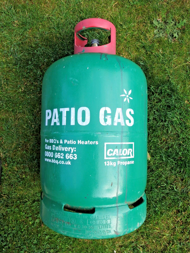 Calor Patio Calor Gas 13kg Bottle Empty Propane LPG Cylinder for BBQ