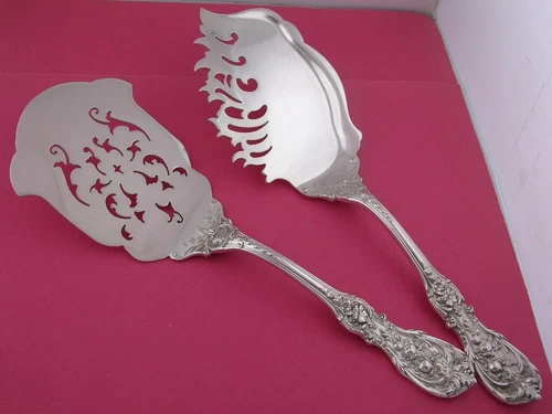 Sterling REED & BARTON Macaroni & Large Pierced Server FRANCIS I ~no mono