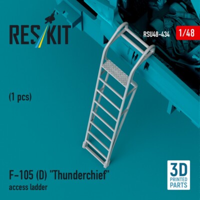 F-105D ''Thunderchief'' access ladder (1 pcs) (3D Printed) 1/48 ResKit RSU48-0434