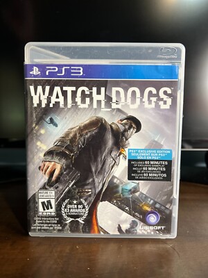 Watch Dogs Sony PS3 Playstation 3 CIB COmplete Authentic