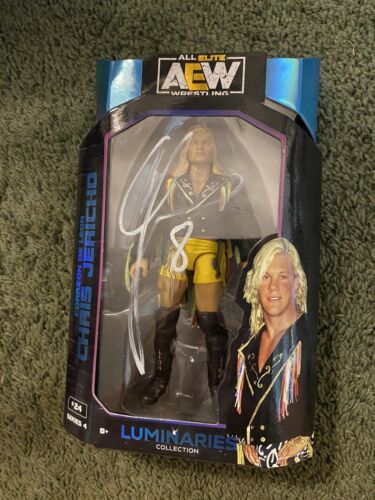 Chris Jericho Signed Autographed Figure Y2J AEW WWE WWF WCW ECW Corazon De Leon - Picture 1 of 1