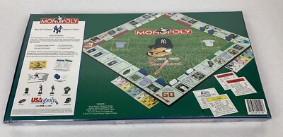 New York NY Yankees 2001 Collector's Edition Monopoly Board Game