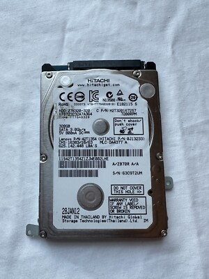 Hitachi 320GB 7200RPM 2.5'' SATA HDD Z7K320-320 H2T3201672S7 0A79646 M1