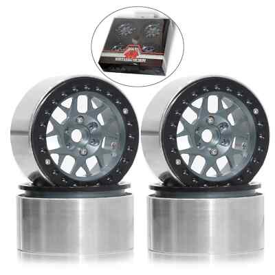 2.2 Beadlock Wheel Rims for RC Car 1/10 Axial SCX10 RR10 Wraith 90048 90018 TRX4