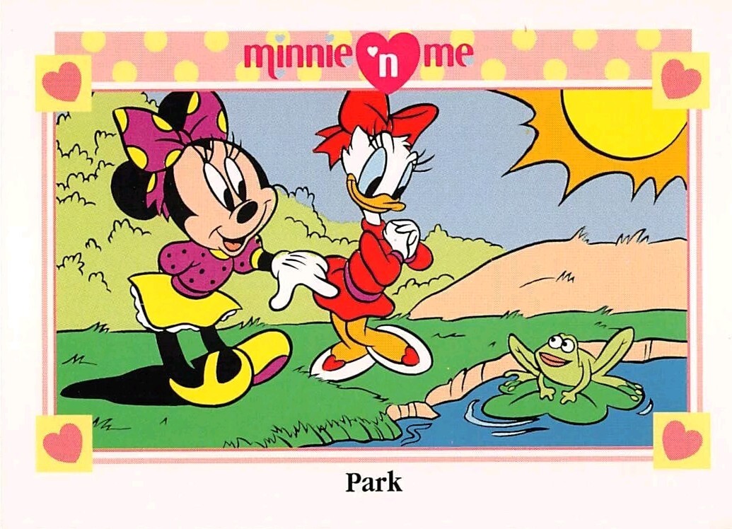 1991 Impel Disney Collector Cards Minnie N Me #142 Park | eBay