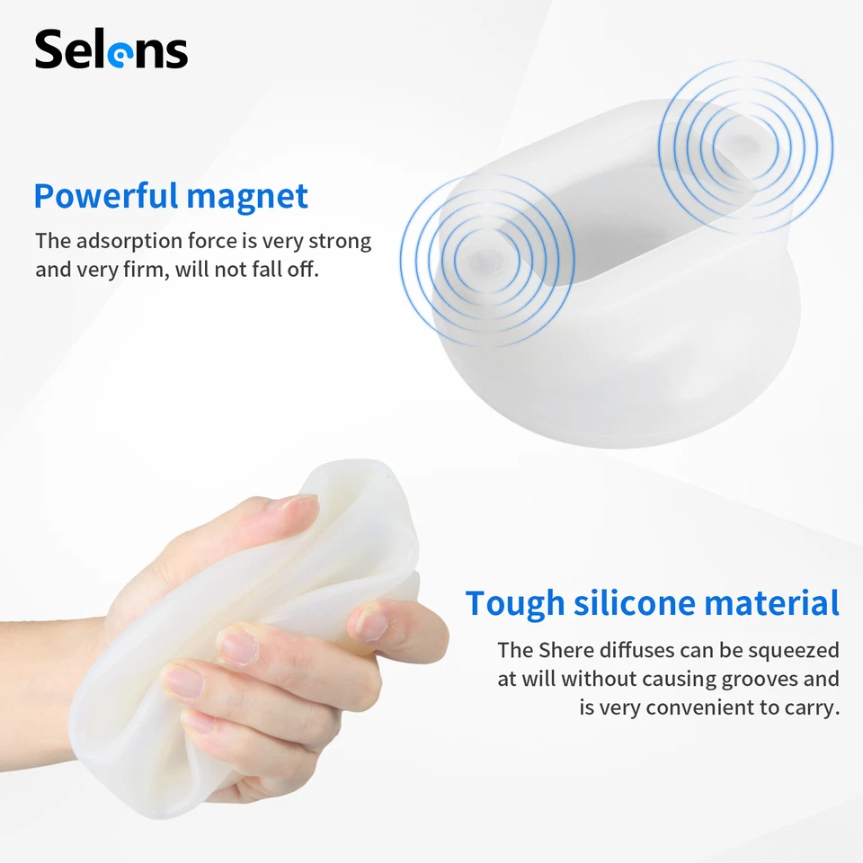 Selens Magnetic Silicone Sphere Flash Diffuser Speedlite Bounce Band Kit Photo - Image 2 of 4