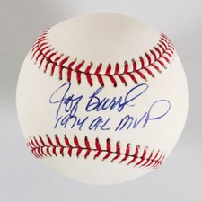 Jeff Burroughs Signed Baseball Rangers 