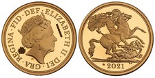 BRITAIN Elizabeth II 2021 Double-Sovereign Die Trial Piece. NGC PR70UCAM UNIQUE