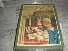 3M COMPANY QUINTO BOARD GAME COMPLETE 1968 BOOKSHELF GAMES