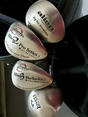 LW SW Pat Simmons Golf Lob Approach Sand Wedge Singles Alien 1 or Pro ...