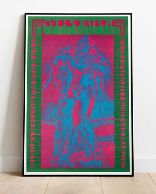 Otis Rush 1967 San Francisco Konzert Tour Foto/Poster bis 36 Zoll