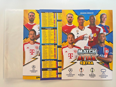 Topps Champions League Match Attax EXTRA 2023/2024 Sammelmappe /Album NEU & LEER