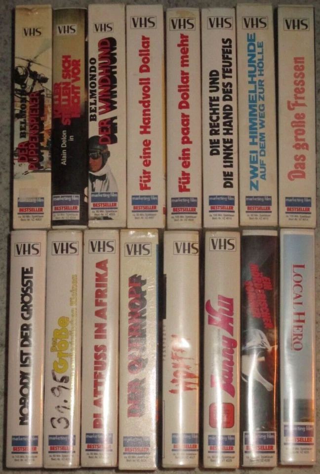 20 x VHS Marketing Film Sammlung - OOP/Action/Komödie/Erotik/Thriller/Western - Bild 2 von 3