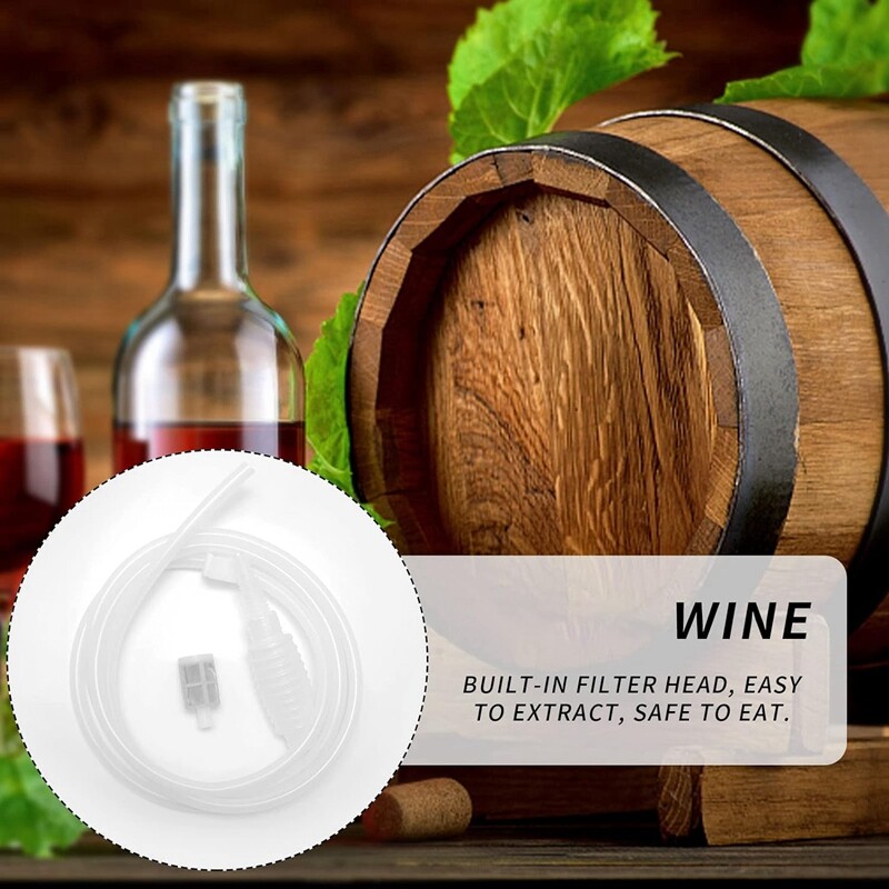 2PCS Siphon Tube Pipe Hoses, Homemade Wine Tube , Wine and