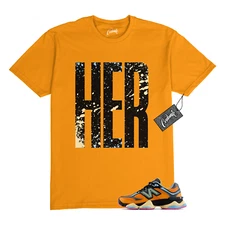 9060 Sun Glow Team Sky Blue Orange Black T Shirt to Match HERTALL