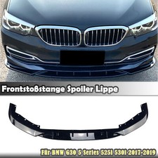 F�r 2017-19 BMW G30 5er 525i 530i Frontsch�rze Spoilerlippe Gl�nzend Schwarz