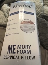 Elviros memory foam cervical pillow