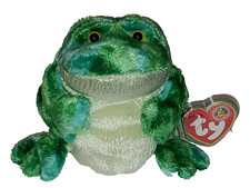 Ty Beanie Baby MARSH the Frog (2007 May BBOM Exclusive) MWMTs Stuffed Animal Toy
