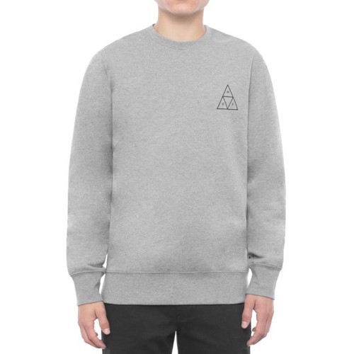 Sweat-shirt HUF Essentials TT Crew tailles M, L, XL, XXL - Noir/Gris - NEUF - Photo 13/15