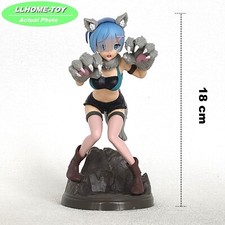 Anime Re Rem Grey Wolf Cute Girl Standing PVC Action Figure Statue Toy Gift