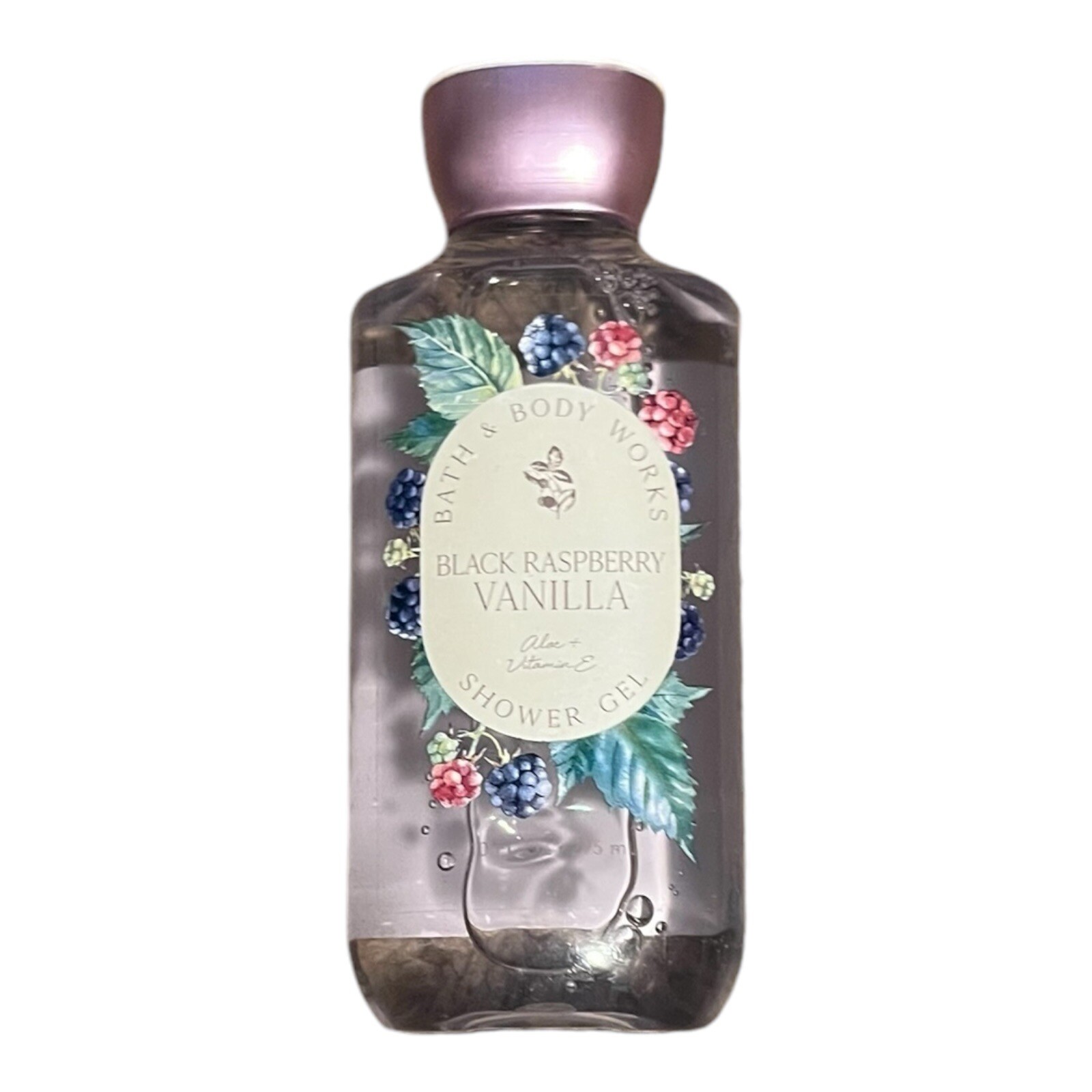 Bath and Body Works Black Raspberry Vanilla Shower Gel with Aloe and Vitamin E