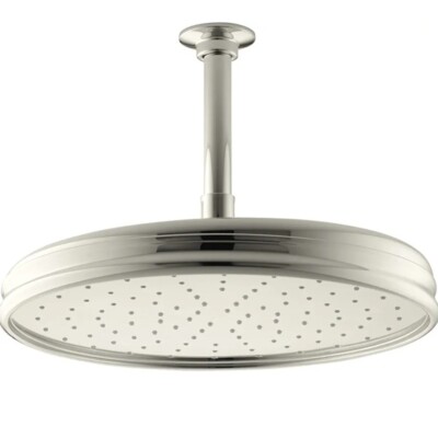 KOHLER Regen-Duschkopf 20,3 Cm – Mit Katalyst Luftinduktion, 2,0 GPM, Lebendig Gebürstete Bronze
