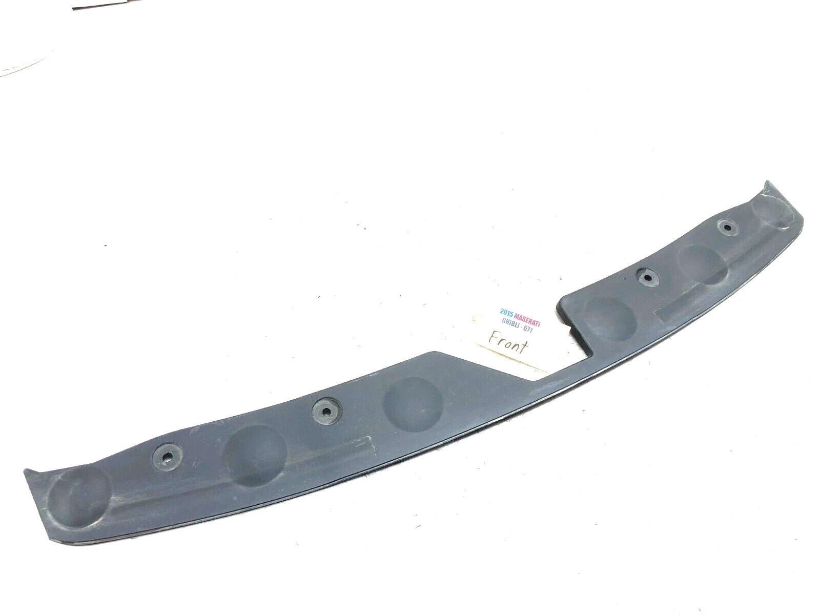 2014-2019 MASERATI GHIBLI SQ4 FRONT BUMPER UPPER SUPPORT BRACKET PLATE TRIM OEM.
