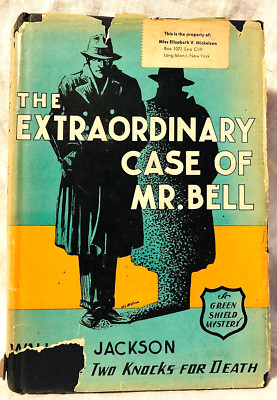Wallace Jackson, The Extraordinary Case of Mr Bell, 1st/1st 1936 Hopkins - Locke