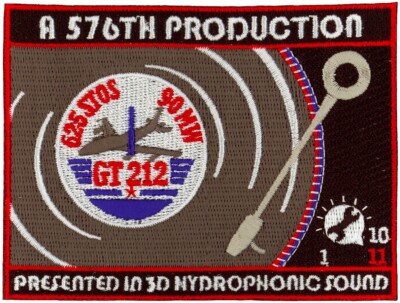 USAF 576th FLIGHT TEST SQUADRON   GLORY TRIP 212GM PATCH