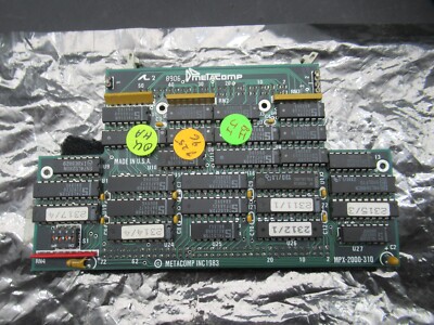 Metacomp Intel MPX-2000-310 29752 Quad Graphics Printer Board Assy