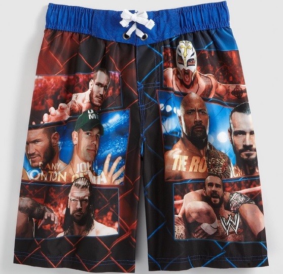wwe swim trunks