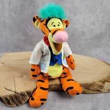 Disney Store Winnie the Pooh Tigger Mad Scientist Lab Coat 9" Bean Bag Plush Toy