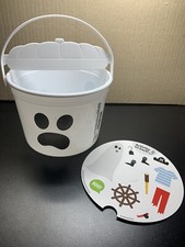 2022 McDonalds Halloween Happy Meal Pail McBoo White, New