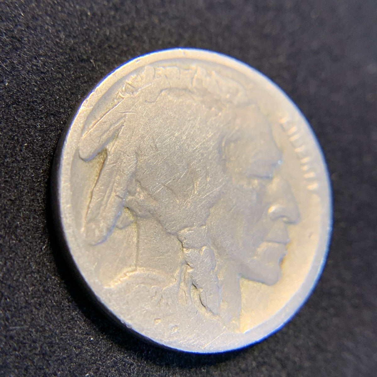 Pince à Billets Buffalo Indian 1928 En Nickel - Pièce De Collection Vintage, Occasion Très Bon état