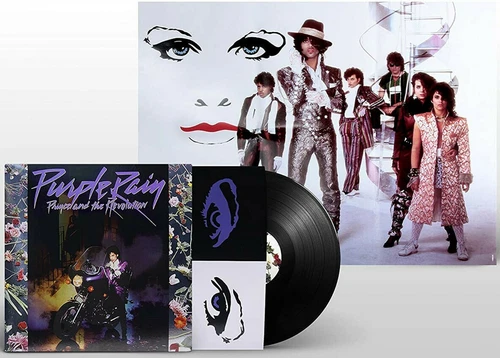 PRINCE LP Purple Rain REMASTERED Silver Foil Sleeve 2020 + Poster NPG + Promo Sh