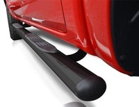 Schwarz Seiten Stangen + Stufen Pads FüR Ford Ranger 2016-2023 Edelstahl Nerf