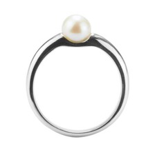 Süßwasserperlen Ring 925er Silber von GOOIX ca. 6,5 mm Geschenk 943-03143-520