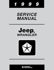 1999 Jeep Wrangler Shop Manual 1999 Jeep Wrangler Shop Manual