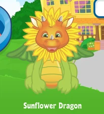 Webkinz Sunflower Dragon Virtual Adoption Code Only Messaged Dragon Code Kinz !!