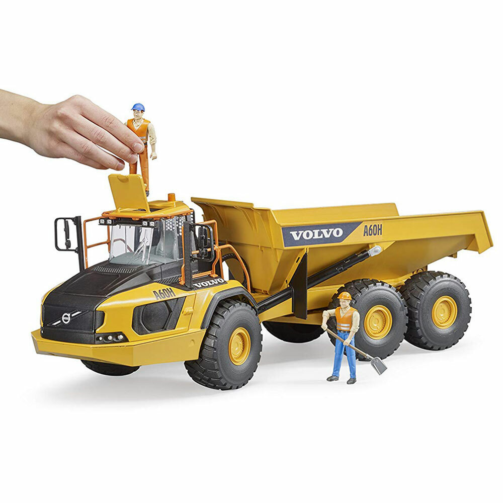 bruder  VOLVOダンプ Amazon.com: Bruder Volvo A60H Hauler for Construction
