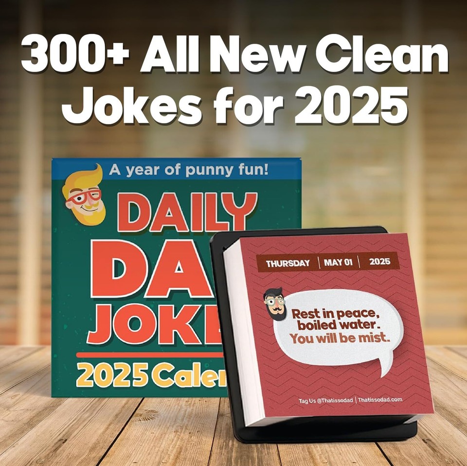 Dad Joke Calendar 2025, Page A Day Tear Off Calendar Gift For The Dad Joke eBay