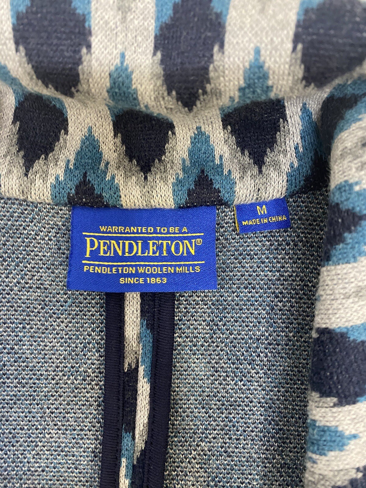 Pendleton Blazer Jacket Womens Medium Style Ikat … - image 3