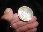 ONE TROY OUNCE 0.999 SILVER, SEATED LIBERTY, SOME TONING BUT EXTREMELY NICE,